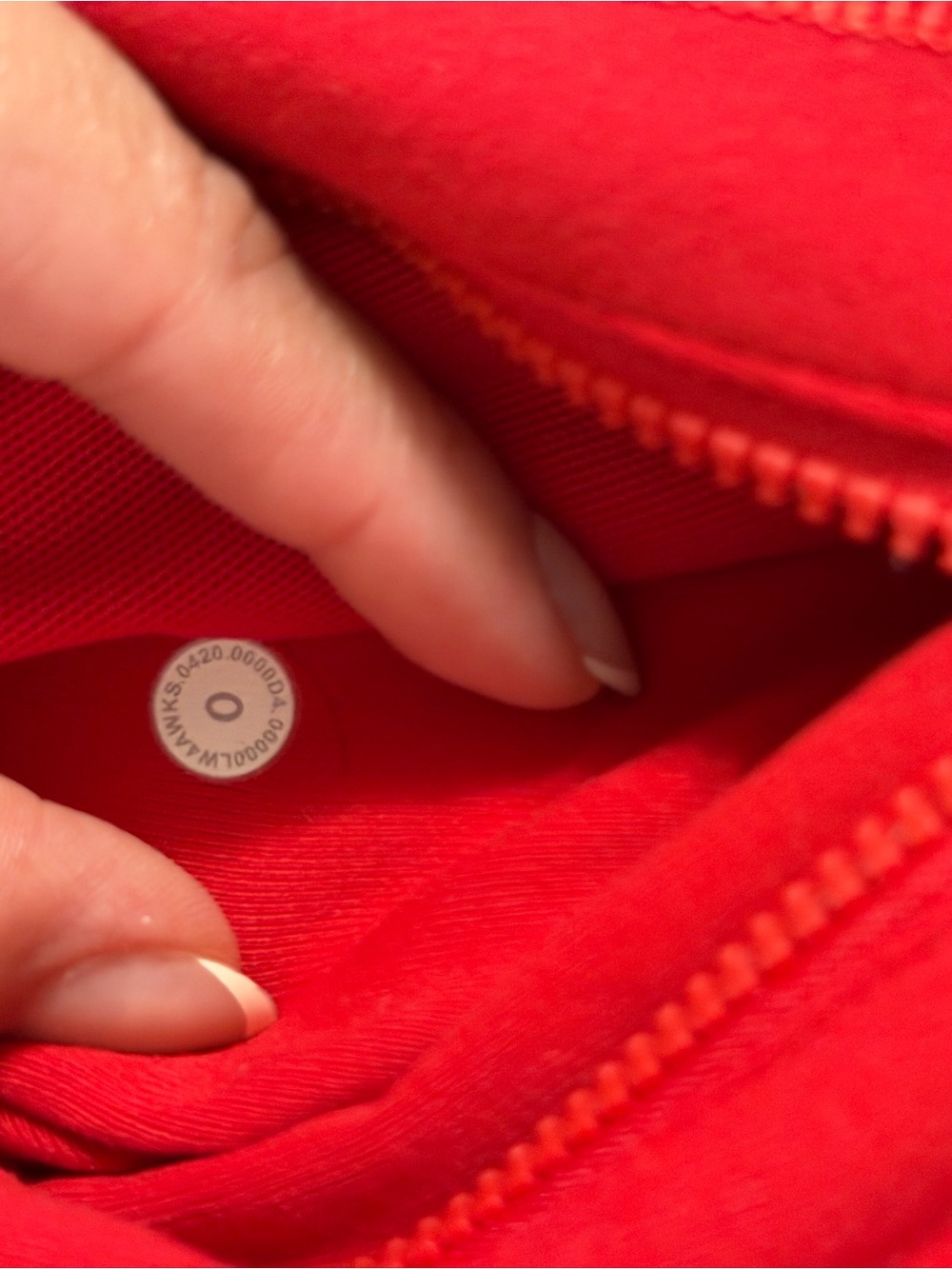 Lululemon red define Jacket - Picture 2 of 2